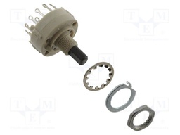 Switch: rotary; Pos: 6; 0.15A/250VAC; Poles number: 2; 30°; -30÷85°C