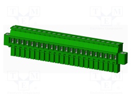 Connector: pluggable terminal block; plug; female; angled 90°