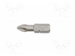 Screwdriver bit; Pozidriv®; PZ0; Overall len: 25mm; 5pcs.