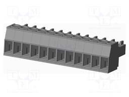 Connector: pluggable terminal block; plug; female; straight; grey