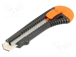 Knife; universal; pulled out, breakable blade; 18mm