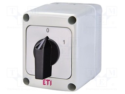 Switch: cam switch; Stabl.pos: 2; 16A; 0-1; in housing; Poles: 3