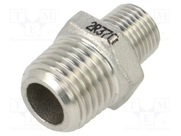 Male-male,reductive; max.10.5bar; 1.4408 stainless steel; G316