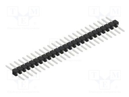 Connector: pin strips; pin header; male; PIN: 25; 2.54mm; SMT; 1x25