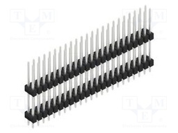 Connector: pin strips; pin header; male; PIN: 46; 2.54mm; THT; 2x23