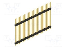Connector: pin strips; pin header; male; PIN: 28; 2.54mm; THT; 1x28