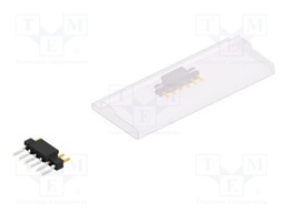 Connector: pin strips; pin header; male; PIN: 6; 2.54mm; SMT; 1x6