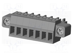 Connector: pluggable terminal block; plug; female; straight; grey
