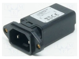 Connector: AC supply; socket; male; 250VAC; -25÷85°C