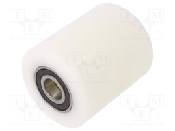 Pallet roller; Ø: 82mm; W: 100mm; 1000kg; Mat: polyamide; -20÷80°C