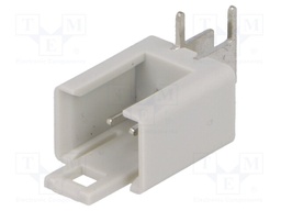 Socket; IDC; male; PIN: 2; angled 90°; THT; tinned; 2.54mm