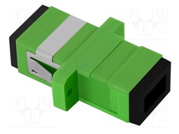 Transition: adapter; SC/APC,both sides; Connector colour: green