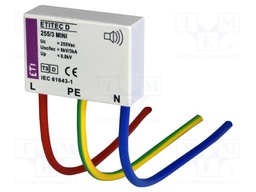 Surge arrester; Type 3; 3kA; Uoper.max: 255VAC; flush mount; 1.7kV