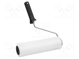 Deaeration roller; W: 250mm; Bristle len: 14mm