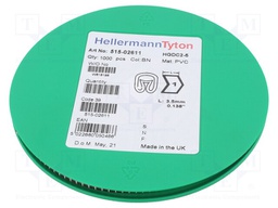 Markers for cables and wires; Label symbol: 1; 2÷5mm; PVC; brown