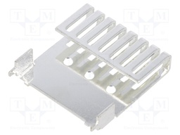 Heatsink: extruded; TO126; silver; L: 44.7mm; W: 44.5mm; H: 10.2mm