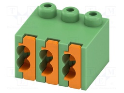 PCB connector, nominal cross section: 0.5 mm?, color: green,