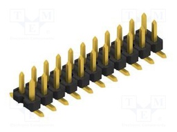 Connector: pin strips; pin header; male; PIN: 22; 2.54mm; SMT; 2x11