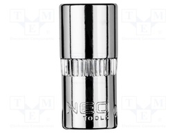 Socket; 6-angles,socket spanner; HEX 8mm; 1/4"