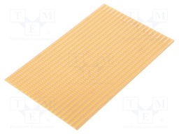 Board: universal; single sided,prototyping; W: 100mm; L: 160mm