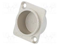 Protection cap; countersunk screw hole; silver; metal; D: 12mm