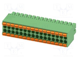 PCB connector, nominal cross section: 1.5 mm2, color: green,