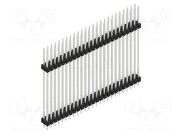 Connector: pin strips; pin header; male; PIN: 50; 2.54mm; THT; 2x25