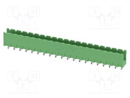 PCB headers, nominal cross section: 2.5 mm?, color: green, n