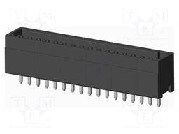 Connector: pluggable terminal block; socket; male; on PCBs