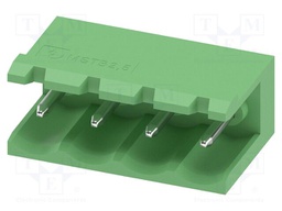 PCB headers, nominal cross section: 2.5 mm?, color: green, n