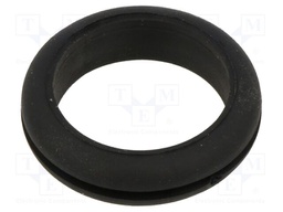 Grommet; black; UL94HB; TPR