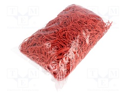 Rubber bands; Width: 1.5mm; Thick: 1.5mm; rubber; Colour: red