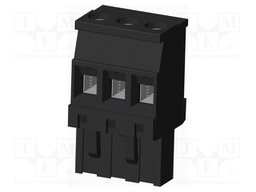 Connector: pluggable terminal block; plug; female; angled 90°