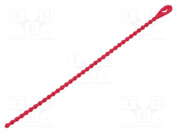 Cable tie; coral,multi use; L: 127mm; polyamide; red; Ømax: 31.8mm