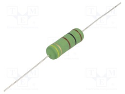 Resistor: wire-wound; high voltage; THT; 100Ω; 5W; ±5%; Ø8.5x25mm