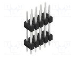 Connector: pin strips; pin header; male; PIN: 10; 2.54mm; THT; 2x5