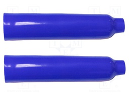 Insulator; blue; Mat: PVC; Application: BU-41; 107mm; 2pcs.