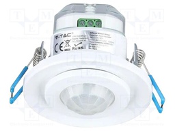 Sensor: movement; 220÷240VAC; IP20; 6m; Range: 10s÷10min; 200W; 360°