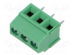 Connector: PCB terminal block; terminal; straight; on PCBs; 10A