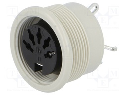 Socket; DIN; female; PIN: 3; Layout: 180°; soldering