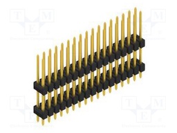 Connector: pin strips; pin header; male; PIN: 34; 2.54mm; THT; 2x17
