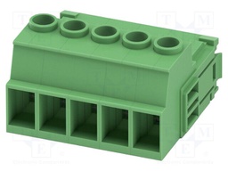 PCB connector, nominal cross section: 6 mm?, color: green, n