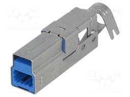 Plug; USB B; soldering; USB 3.0