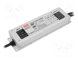 Power supply: switched-mode; LED; 240W; 48VDC; 5A; 100÷305VAC; IP67