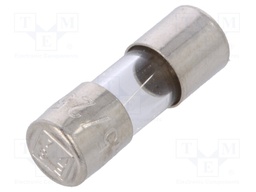 Fuse: fuse; quick blow; 2.5A; 250VAC; cylindrical,glass; 5x15mm