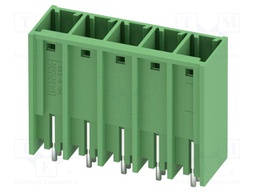 PCB headers, nominal cross section: 6 mm?, color: green, nom