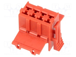 Connector: wire-board; Junior Timer; plug; female; PIN: 8; red