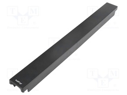 Stopper; 1U; black; Standard: 19"