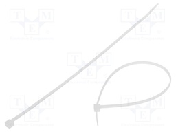 Cable tie; L: 200mm; W: 2.5mm; polyamide; 80N; natural; -40÷85°C