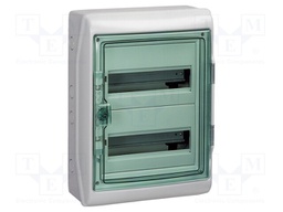 Enclosure: for modular components; IP65; light grey; IK09